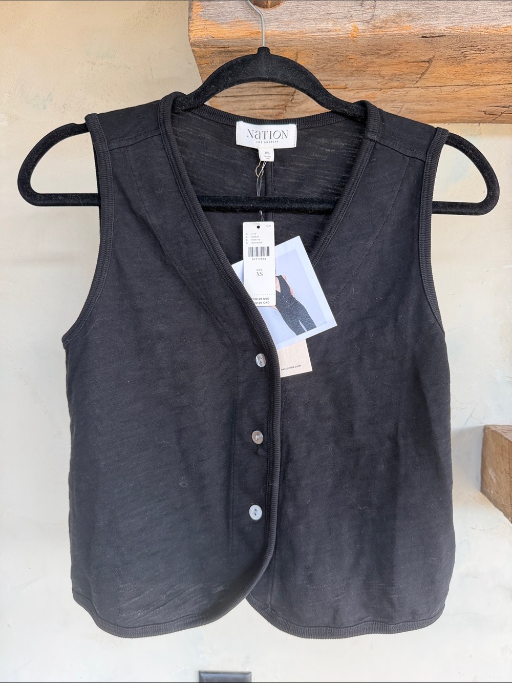 Nation LTD NWT Vienna vest tank
